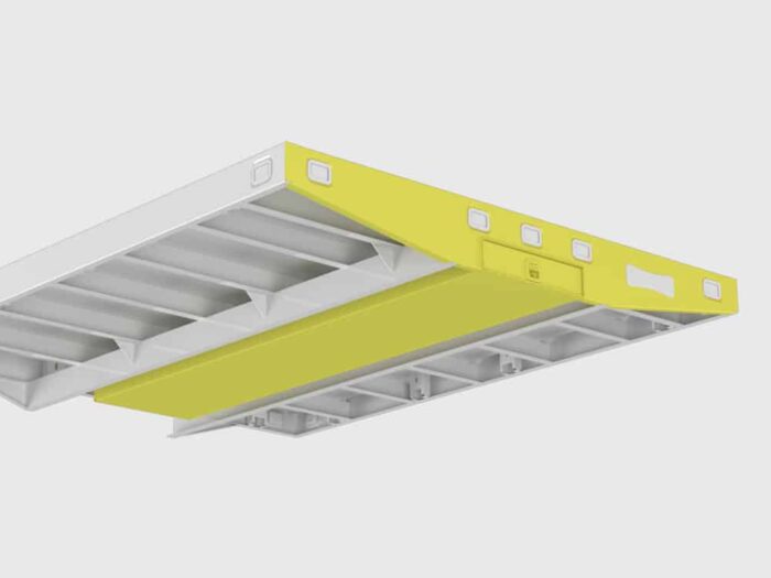 platform underbody storage compartment